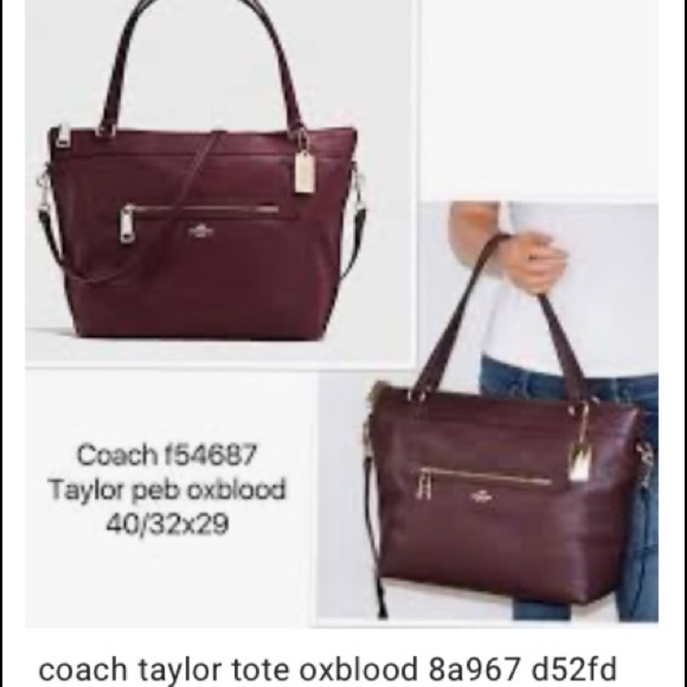 Taylor tote by Coach BIN: A4